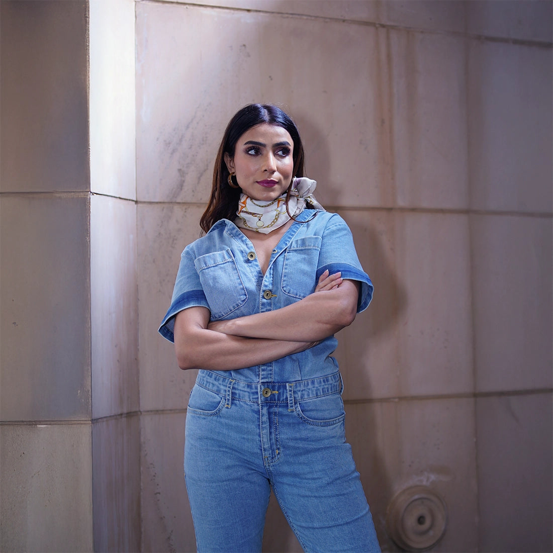 Denim Jumpsuit