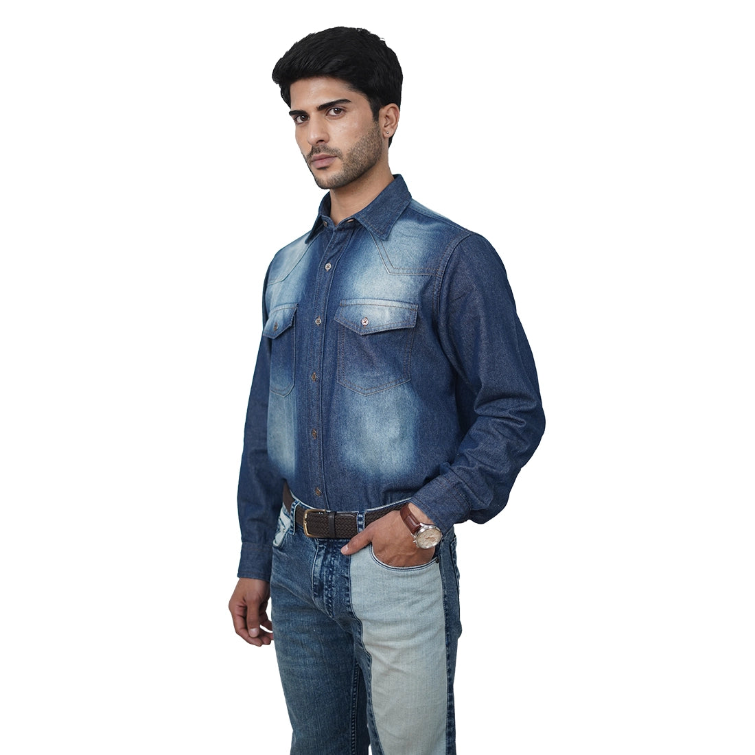 Classic Faded Denim Shirt