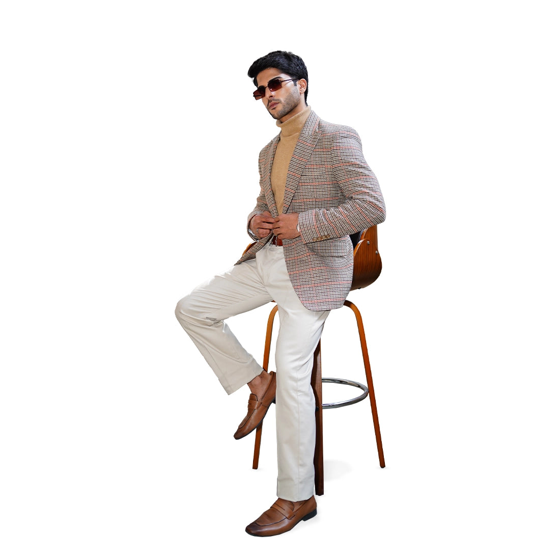 Mocha Mousse Denim Blazer