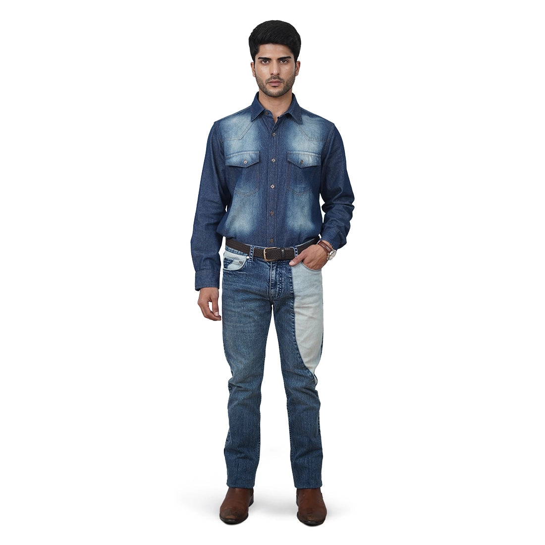 Classic Faded Denim Shirt