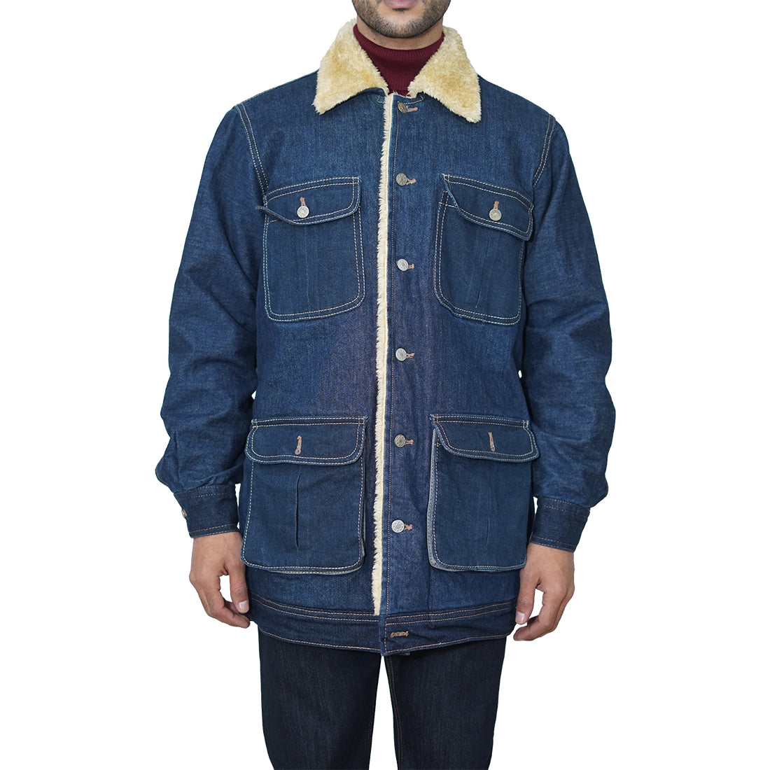 Winter Fur Denim Jacket
