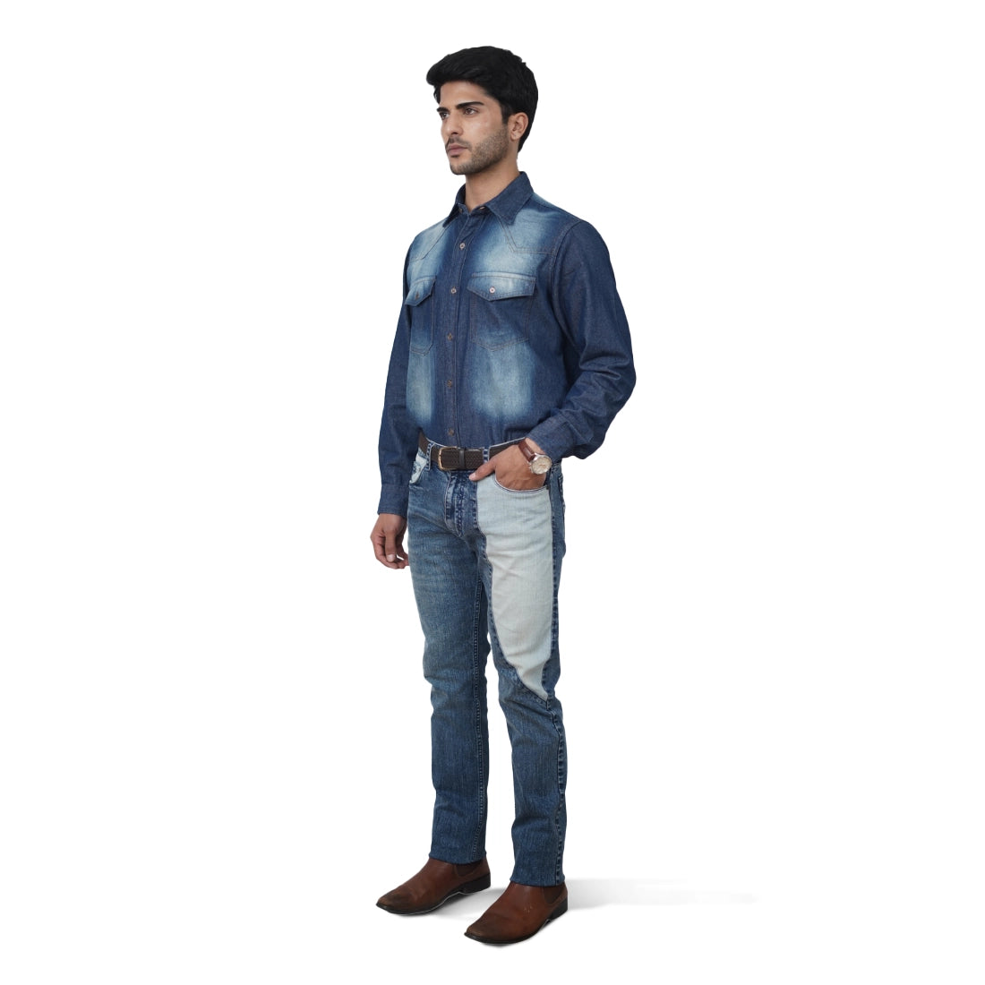 Classic Faded Denim Shirt