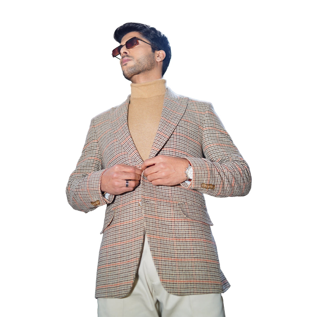 Mocha Mousse Denim Blazer