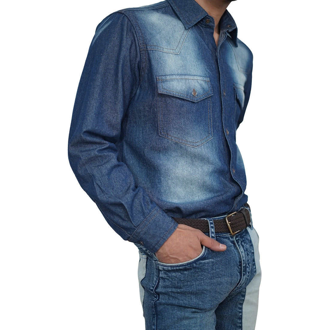 Classic Faded Denim Shirt