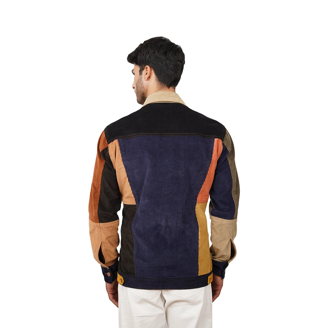 Denim Patch Work Shirt