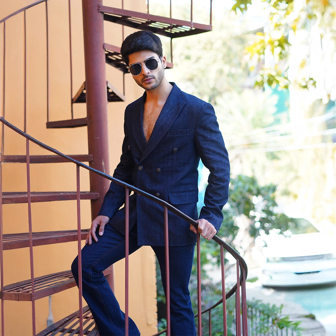 Denim Luxe Blazer