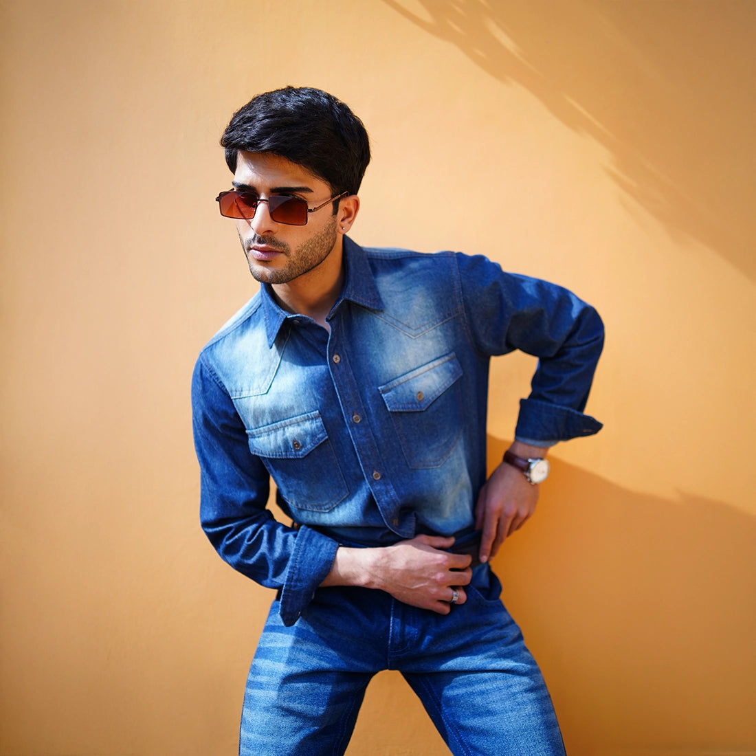 Classic Faded Denim Shirt