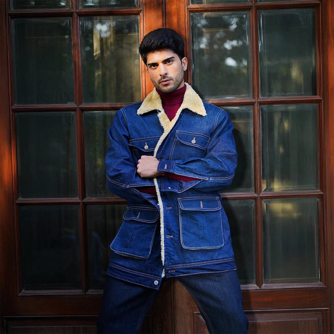 Winter Fur Denim Jacket